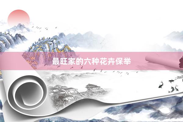 最旺家的六种花卉保举